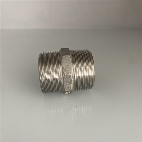SS Threaded Pipe Fittings Hex Nipple - Image 2
