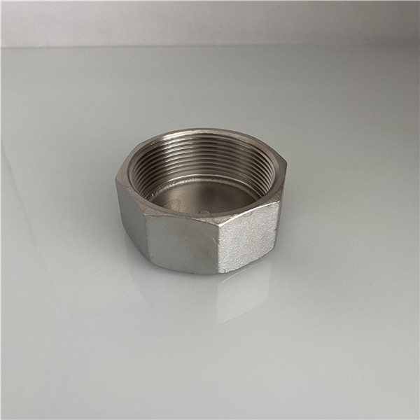 304 Stainless Steel Hex Pipe Cap - Image 3