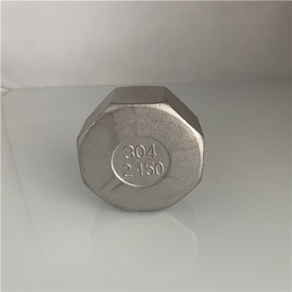 304 Stainless Steel Hex Pipe Cap - Image 2
