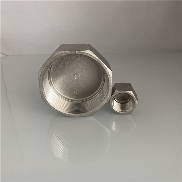 304 Stainless Steel Hex Pipe Cap - Image 4