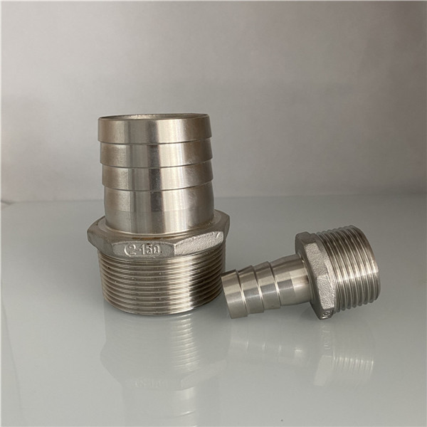 Barbed Hose Fittings SS Hose Nipple - Image 2