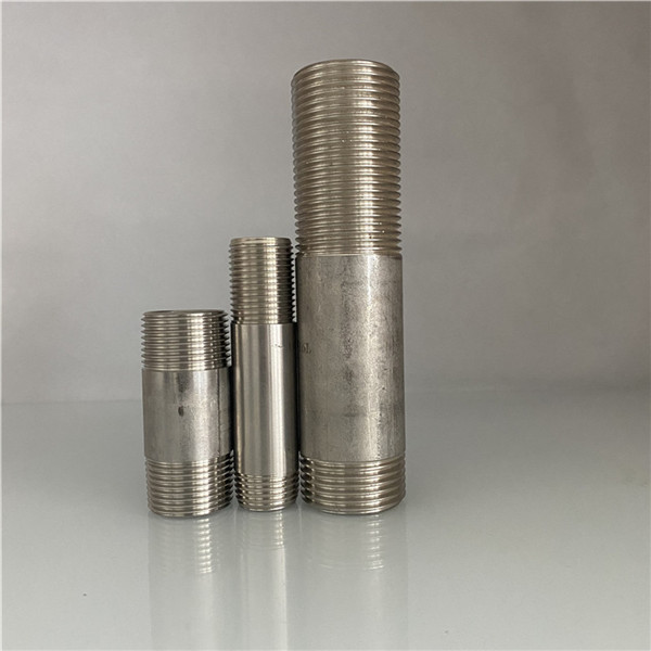 3/8" Stainless Steel Pipe Nipple - Image 3