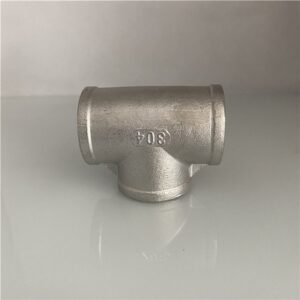 Stainless Steel Fittings Threaded Pipe Tee