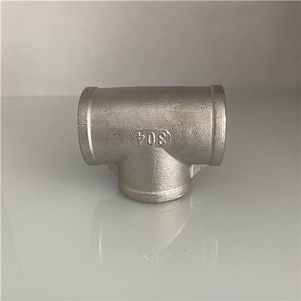 Stainless Steel Fittings Threaded Pipe Tee