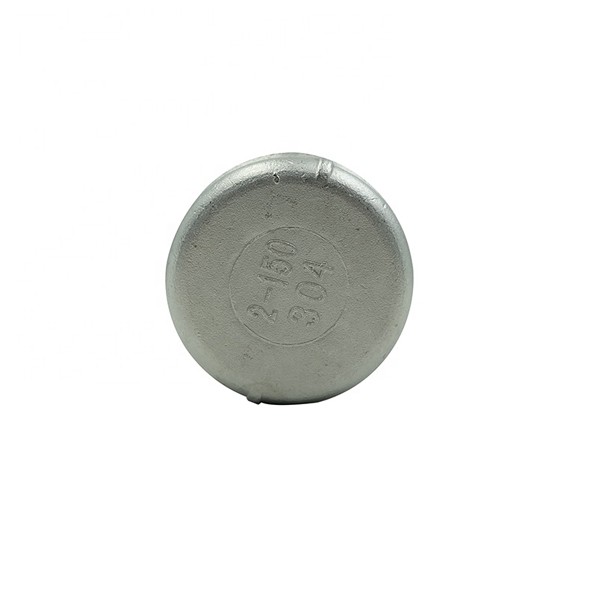 304/316 Stainless Steel Threaded Round Pipe Cap - Image 3