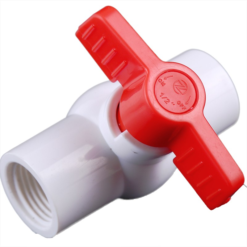 1/2 inch PVC ball valve for PVC pipe - Image 2