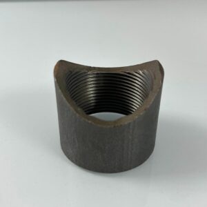 Black Carbon Steel Weld Outlet - Thread Pipe Fitting