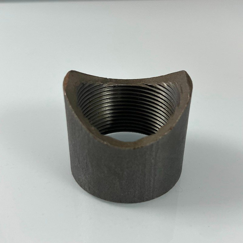 Black Carbon Steel Weld Outlet - Thread Pipe Fitting